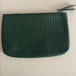 Dark Green Makeup Bag